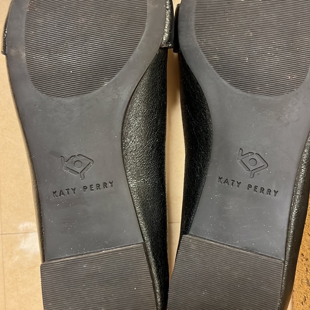 Katy Perry Black Silver The Pinz Slipper Loafer Flats,‎ size 7 - Picture 11 of 15